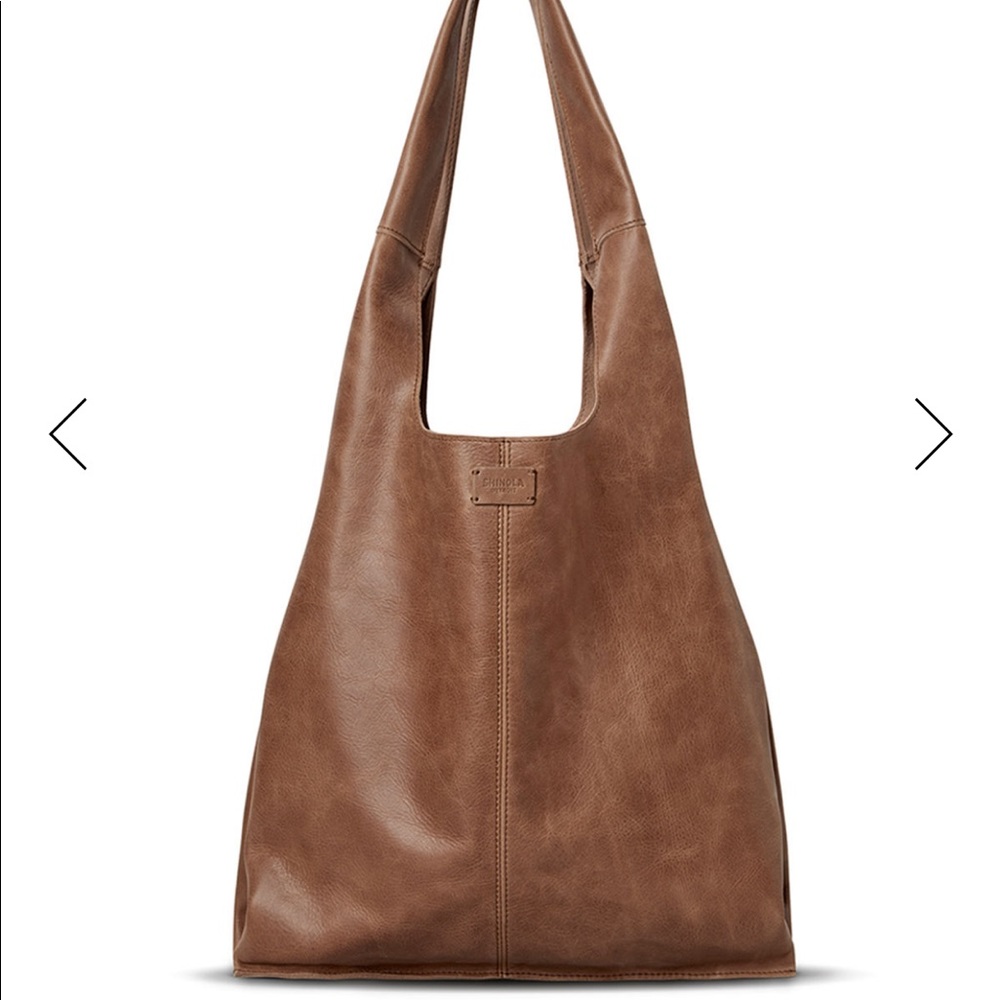 NWOT Shinola Market Clutch in Whiskey